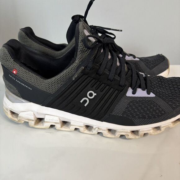 On Cloud Women Running Tennis Shoes Sneakers Flaws/Beater Black Purple Size 11 - Picture 5 of 9